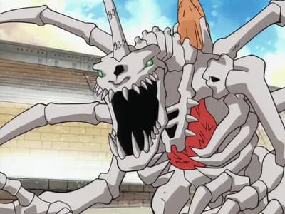 Skull Greymon artwork (promo)