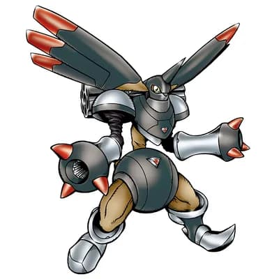 Black Rapidmon portrait