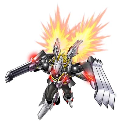 Black War Greymon (X-Antibody) portrait