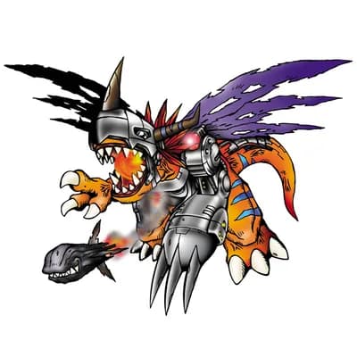 Metal Greymon portrait