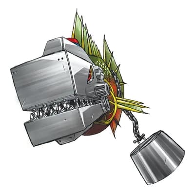 Metal Piranimon portrait