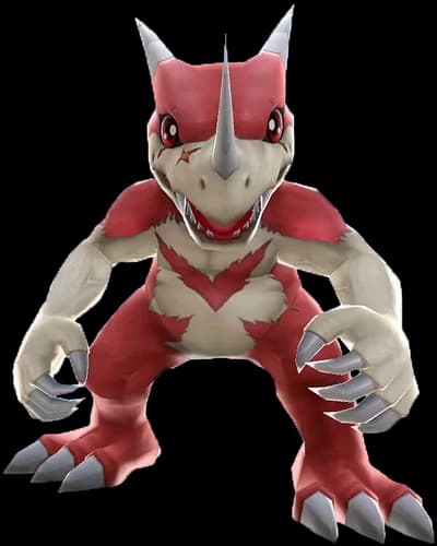 Red V-dramon portrait